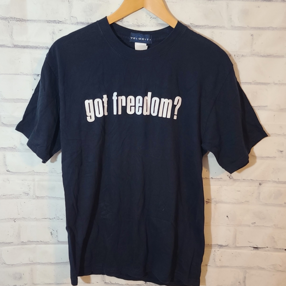 Vintage Velocity Got Freedom? US Navy T-shirt